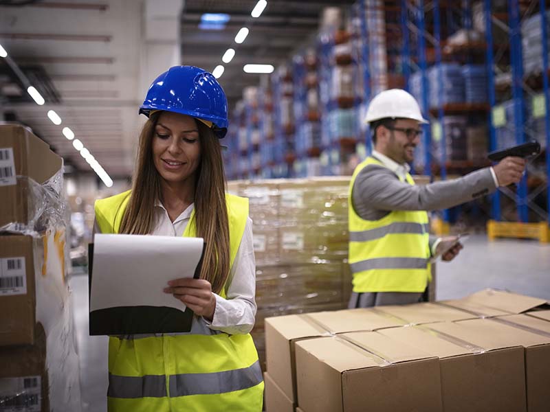 Versorgung von Fabriken, Produktionsketten sowie der vor- und nachgelagerten Produktion